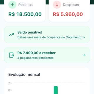 Tela inicial do MedFIN